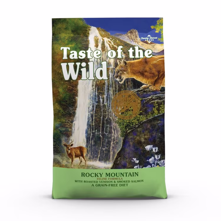 Taste of the Wild Rocky Mountain Feline Recipe Roasted Venison & Smoked Salmon.avif
